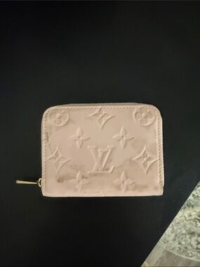 LOUIS VUITTON ZIPPY COIN PURSE PINK VERNIS